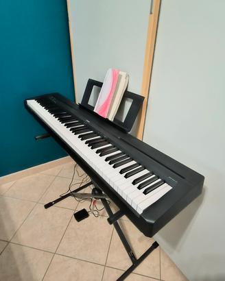 Pianoforte digitale Yamaha p-45 +pedale+cavalletto