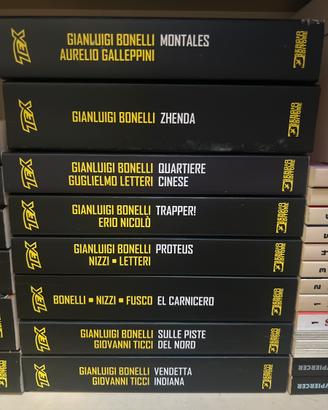 Tex dorso nero fumetto Bonelli