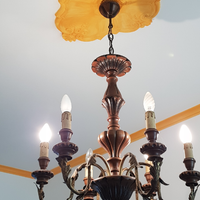 Lampadario a candele