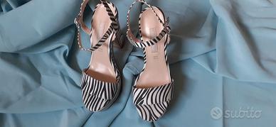 Sandali Primadonna originali nuovi 37 zebra
