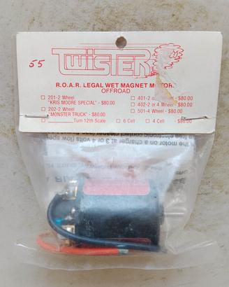 Motore RC 1:12 Twister anni '80