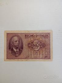 Biglietto di stato 5 lire Regno 