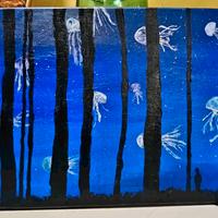 Dipinto acrilico su tela