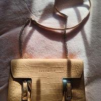 borsa tracolla coccinelle marrone chiaro 