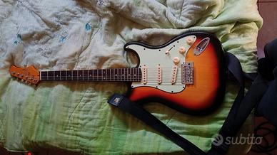 eko Stratocaster relic sunburat