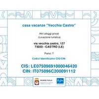 Castro: casa vacanze a 100m dal mare
