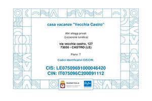 Castro: casa vacanze a 100m dal mare