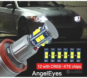 KIT LAMPADE OCCHI ANGEL LED 120W BMW E90 E92 X5 E7