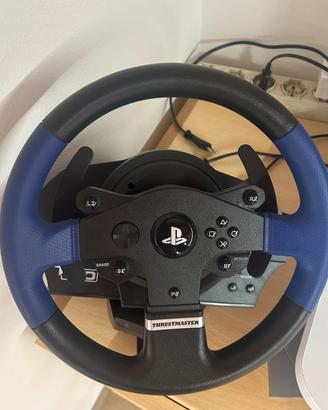 Volante con. Pedaliera per PS3-PS4 e PC