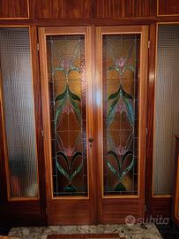 portale / porte  in vetro colorato 