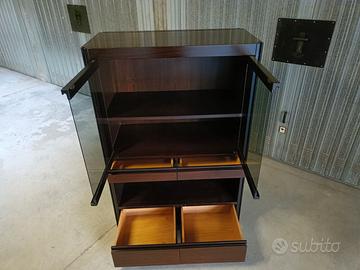 Credenza vetrina Molteni 4D Angelo Mangiarotti vin