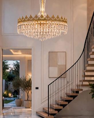 Lampadario in cristalli