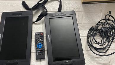 Lettore dvd portatile doppio schermo Pumpkin