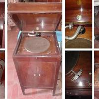 Grammofono giradischi portatile mobile vintage