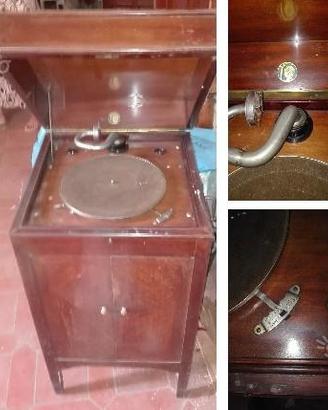 Grammofono giradischi portatile mobile vintage