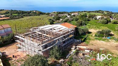 Bilocale di nuova costruzione con vista mare