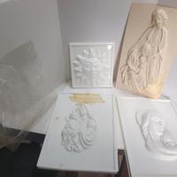 24 stampi per gesso resina cera 