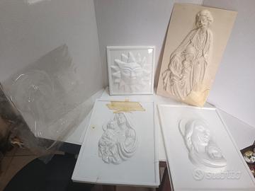 24 stampi per gesso resina cera 
