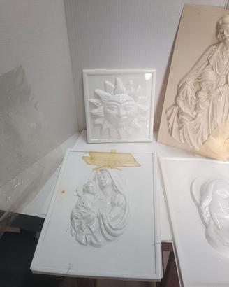 24 stampi per gesso resina cera 