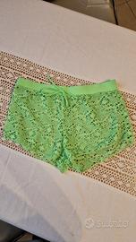 pantaloncini a rete vedre fluo