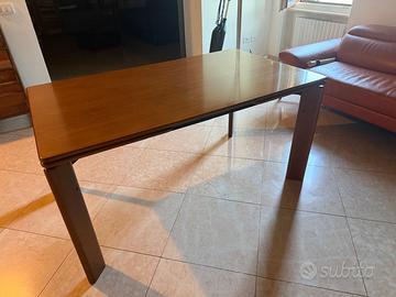Tavolo noce allungabile
