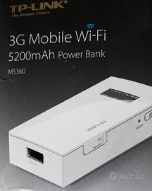 Router portatile Hotspot 3G con Power Bank 5200mAh