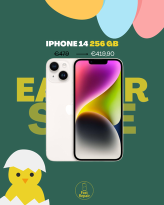 iPhone 14 256GB a 419€ – Anche Klarna