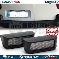 Luci Targa LED Per Peugeot Placchette CANbus