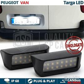 Luci Targa LED Per Peugeot Placchette CANbus