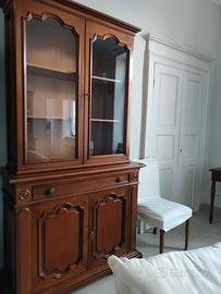MOBILE CON VETRINA IN LEGNO 