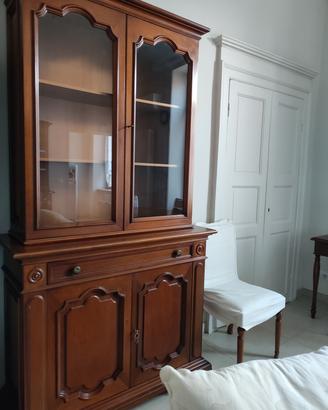 MOBILE CON VETRINA IN LEGNO 