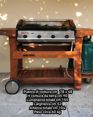 Barbecue Dolce Vita Euro 4 con carrello 