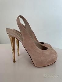 Scarpa sandalo scamosciata beige LE SILLA 36 1/2