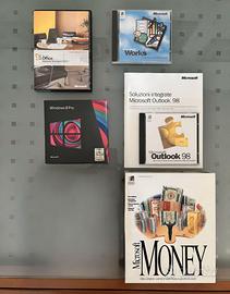 Software Microsoft originale vintage