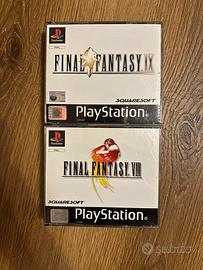 Final fantasy VIII e IX playstation 1