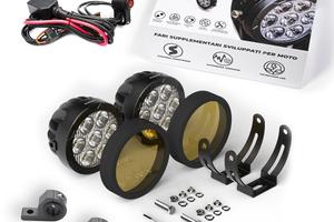 2 Faretti profondità 120W 12000LM+Staffe+Cablaggio