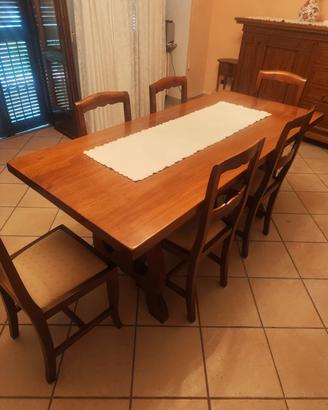 tavolo legno di pregio 