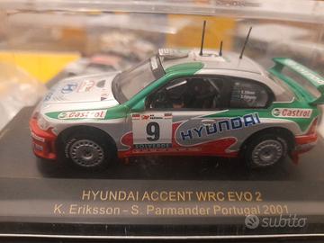 Hyundai Accent Wrc Modellino Scala 1/43