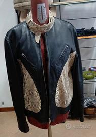 Giubbino in pelle uomo XL - prezzo speciale