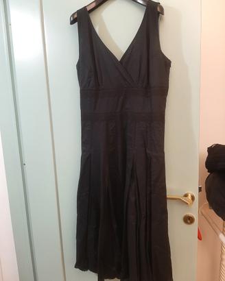 Vestito da sera nero ricamato Marella 