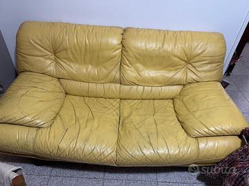 divano in pelle 3 posti