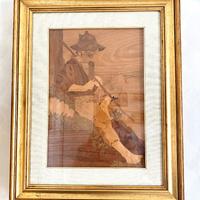 Collezionismo Quadro intagliato in legno