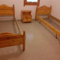 Cameretta 2 letti rustica in massello