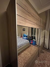 Armadio specchiato anta scorrevole