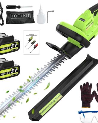 KIT Tagliasiepi a Batteria 800W  Siepi Giardino