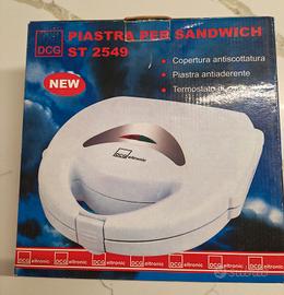 Piastra per Sendwich mai usata