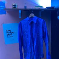 Camicia da uomo blu notte