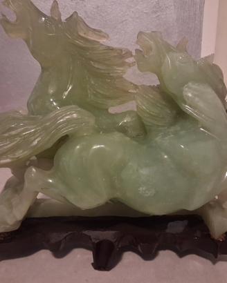  grande scultura in giada