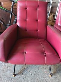 poltrone e tavolino vintage 