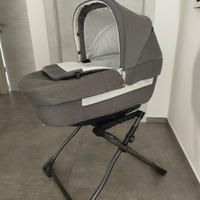 culla navicella peg Perego elite grey+bassined